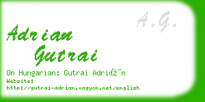 adrian gutrai business card